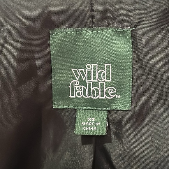 Wilde Fable Women’s Black Leather Jacker Size XS - Picture 2 of 7